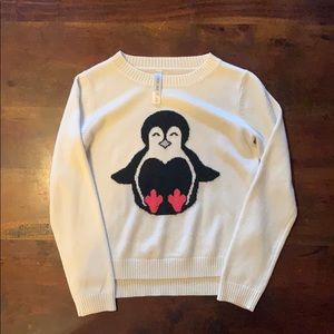Girl’s penguin sweater